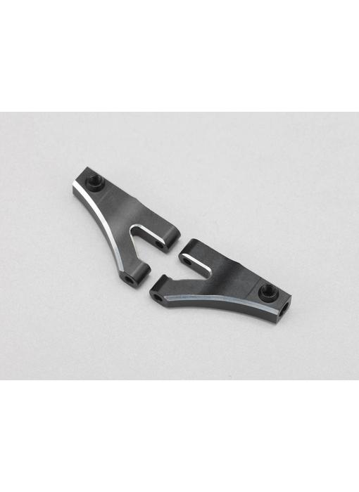 Yokomo Aluminium Front Upper A-Arm - Black Edge Design (1 set) - DISCONTINUED