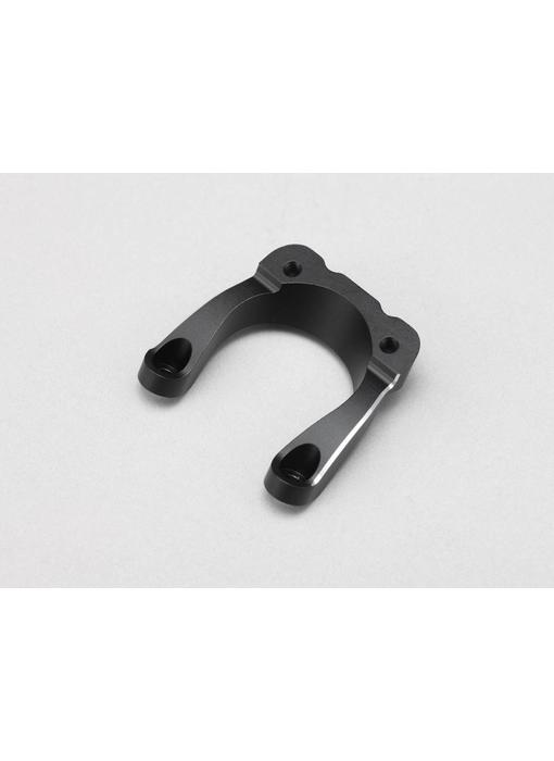 Yokomo Aluminium Rear Brace with Fan Mounting Hole - Black Edge Design