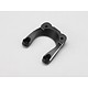 Aluminium Rear Brace with Fan Mounting Hole - Black Edge Design