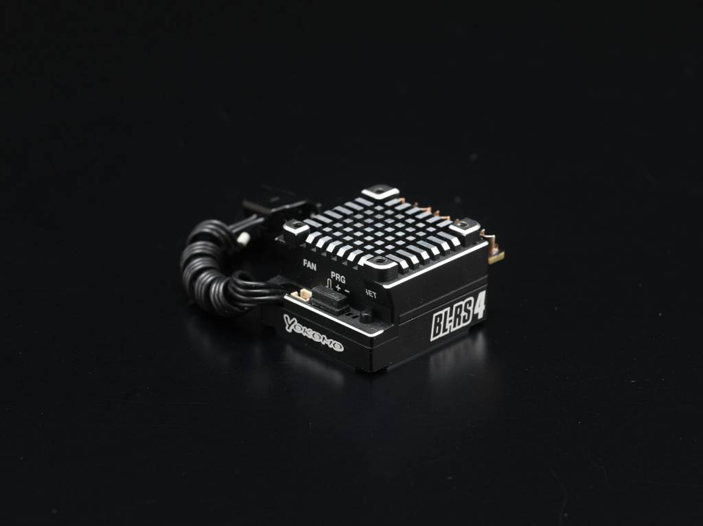 Yokomo - BL-RS4B - BL-RS4 Speed Controller - Black - Drifted Yokomo - BL-RS4B - BL-RS4 Speed Controller - Black - Drifted