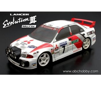 ABC Hobby Mitsubishi Lancer (Evolution III WRC Rally version)