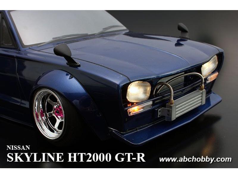 ABC Hobby Nissan Skyline HT2000 GT-R (KPGC10) Rectangle Head Light + Over Fender Kit