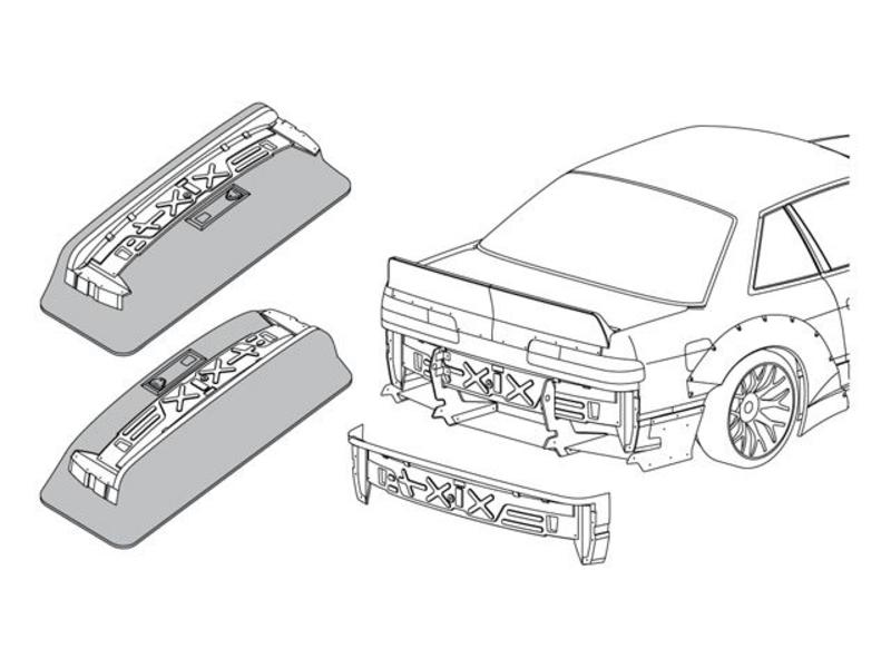 ABC Hobby Rear Inner Panel for Nissan Silvia S13 (66142)