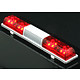 Police Car Light Square Sonic Type - Red