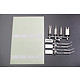 Exhaust / Wiper / Luminescent Licence Plate Set - Chrome