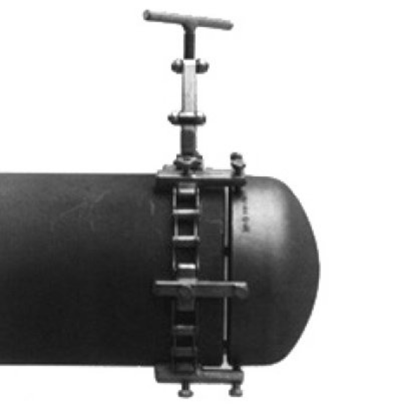 CENTROMAT Type 1C Pipe centering chains heavy model simple chain. Size 300