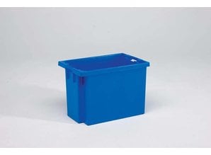 Draaistapelbak 70 liter, blauw