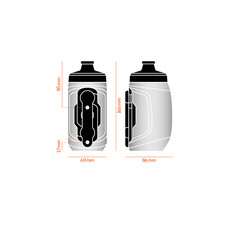 Fid Lock TWIST Bottle 450 kids + Bike Base