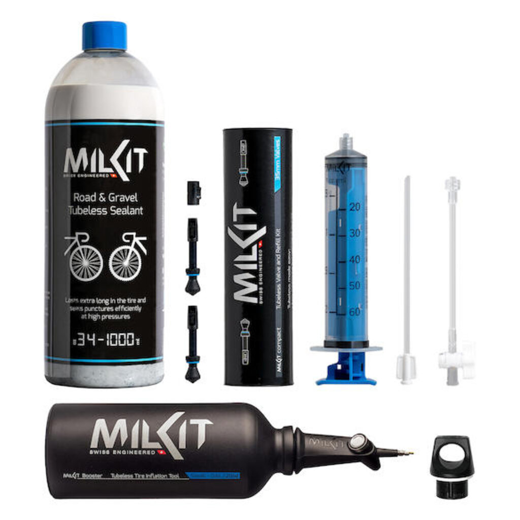 MilKit Dichtmilch Tubeless-Bundle Raod+Gravel Sealant