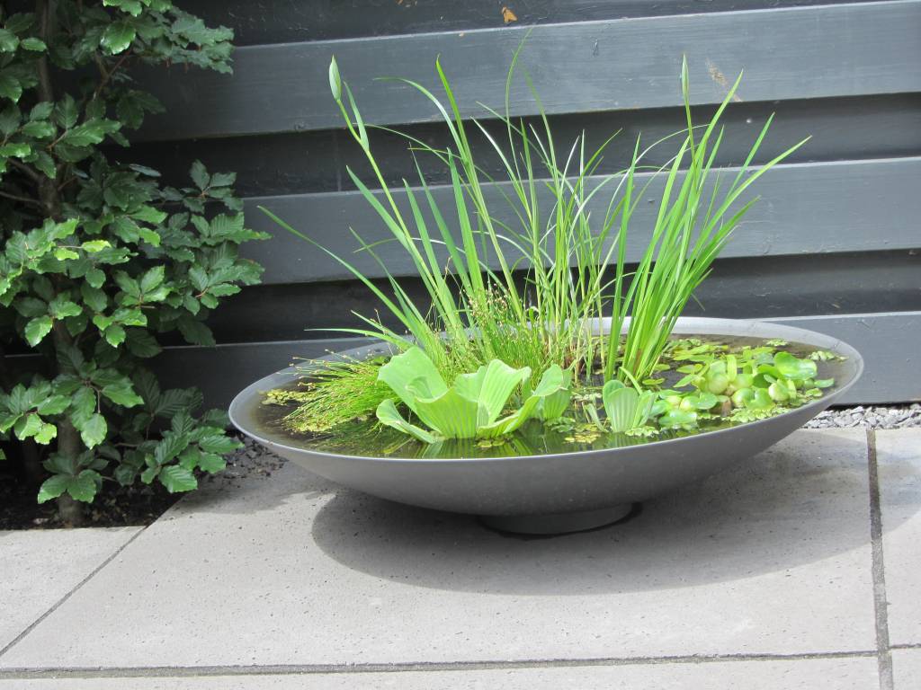 Waterschaal Antraciet 80 cm. afbeelding