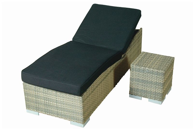 Solanum Wicker Loungebed Cappuccino huismerk kopen in de aanbieding