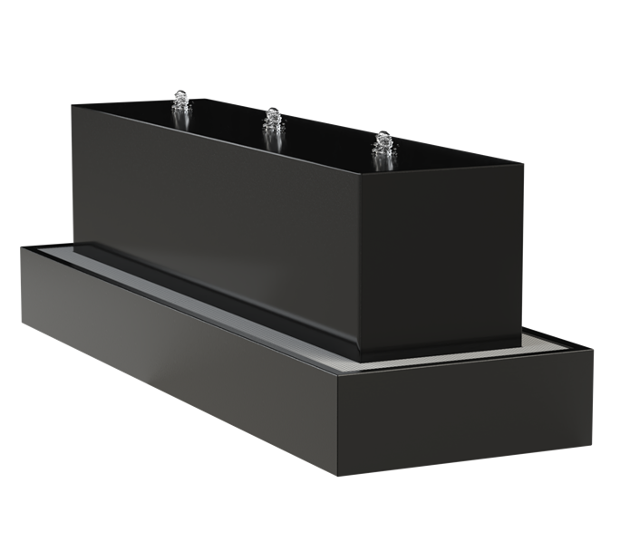 Waterblok aluminium rechthoek afbeelding