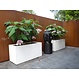 Polyester plantenbak Buxus 150x50x60cm.