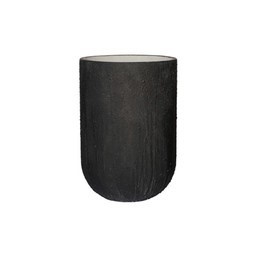 Ficonstone bloempot Cody high Burned black 35x51cm. op=op afbeelding