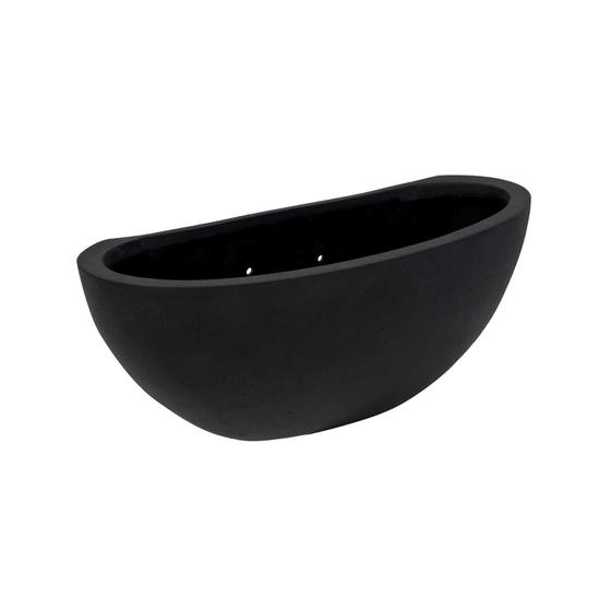 Muur bloempot Wally Dorant L Black afbeelding