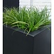 Polyester plantenbak Buxus met wielen 60x60x60cm