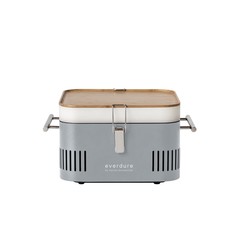 Everdure Cube grijs houtskoolbarbecue op=op