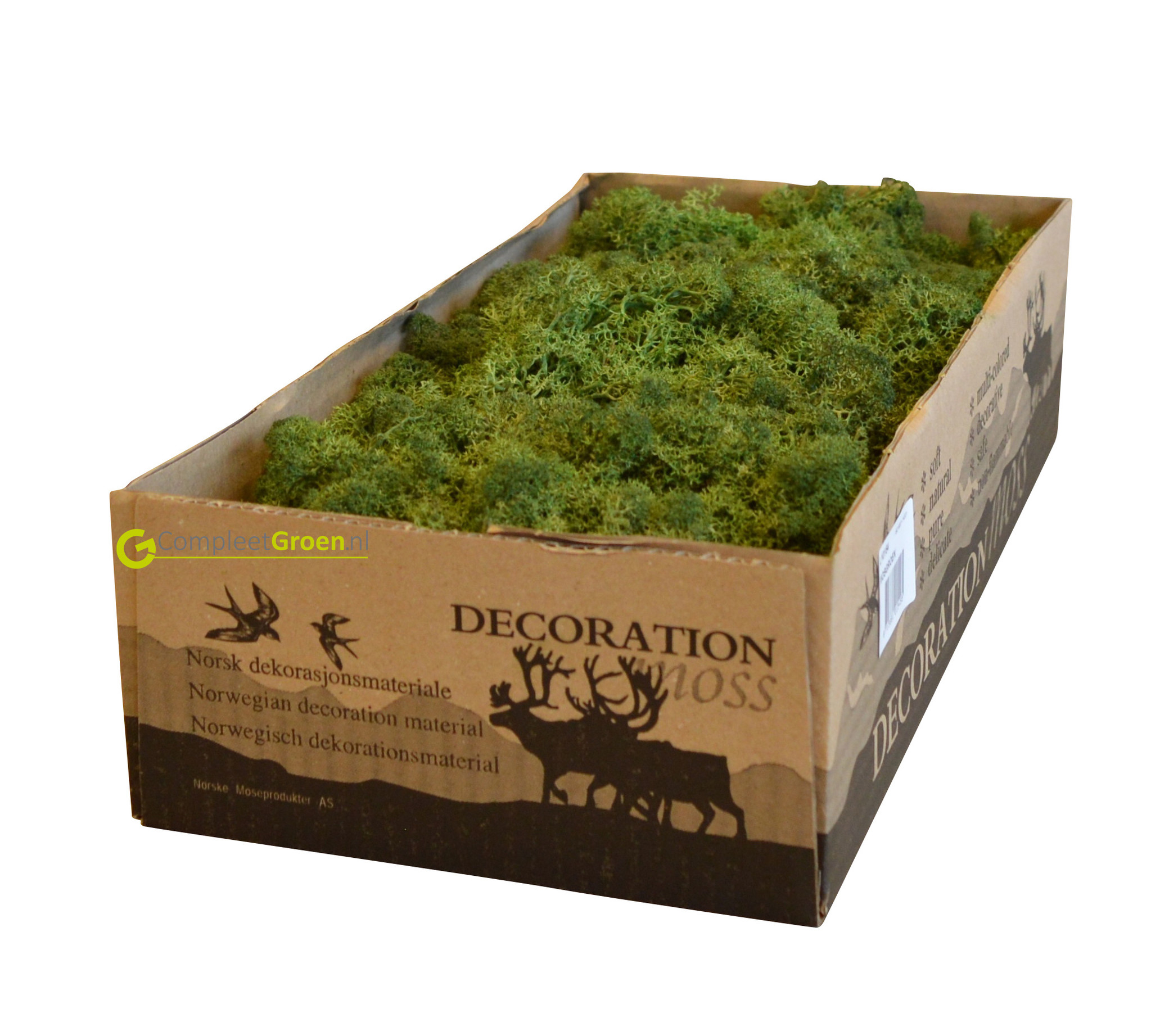 Rendiermos mosgroen 500 gram afbeelding