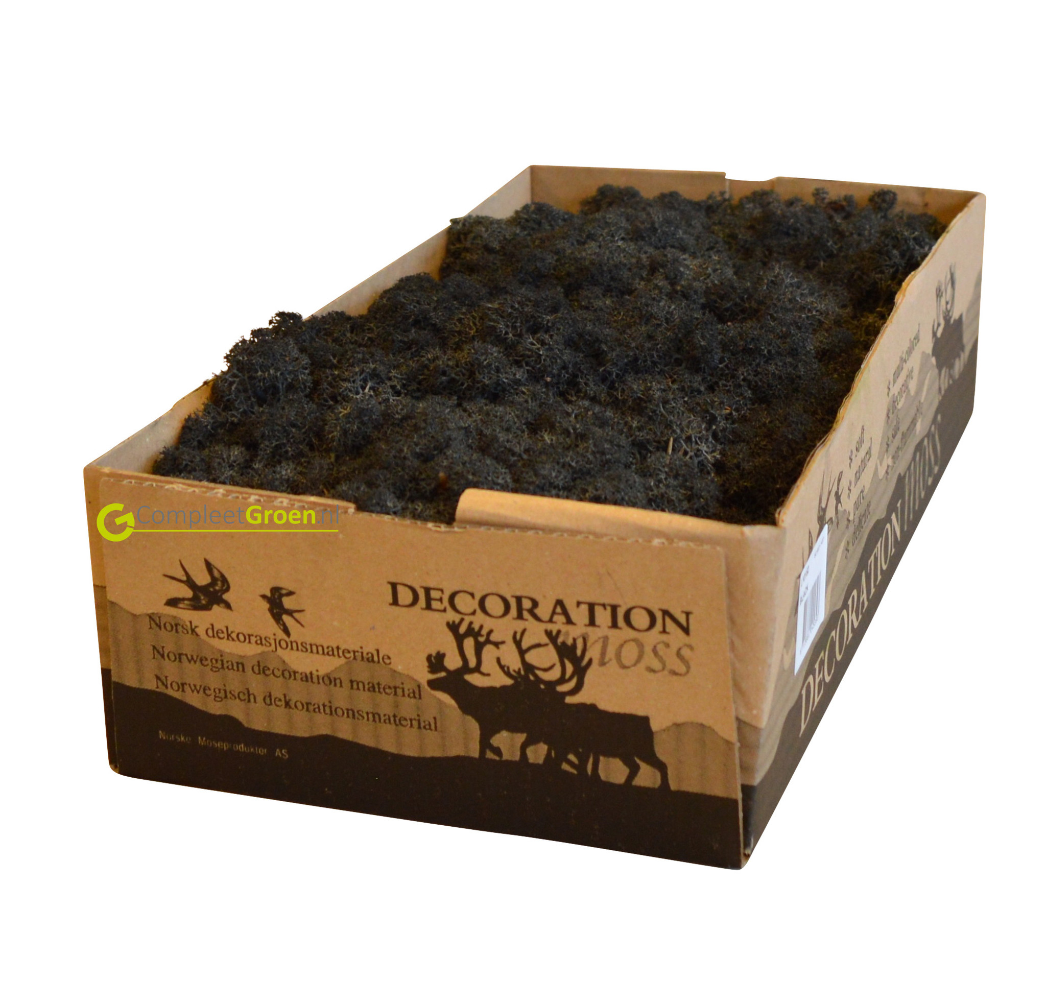 Rendiermos zwart 500 gram afbeelding