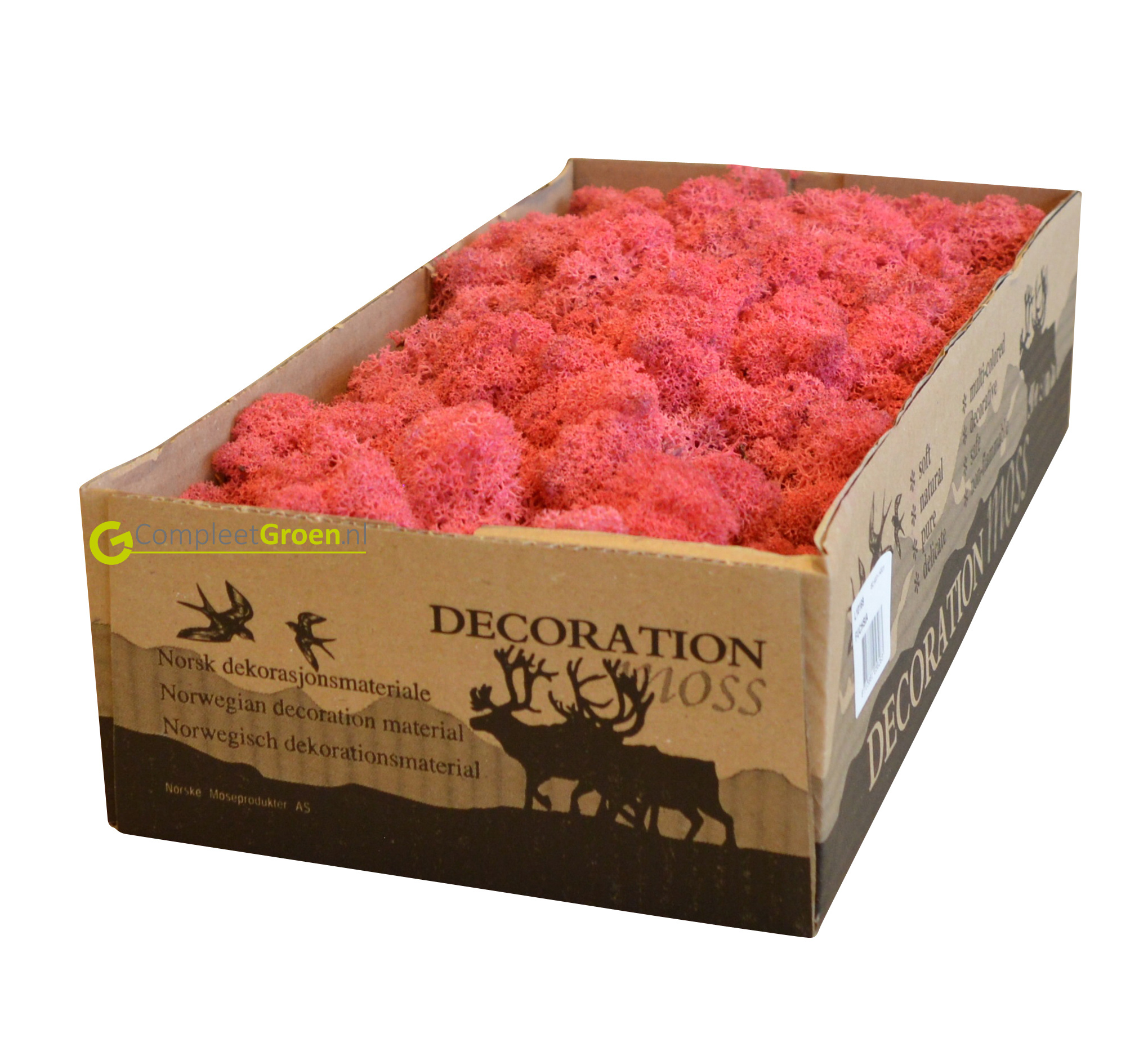 Rendiermos fuchsia 500 gram afbeelding