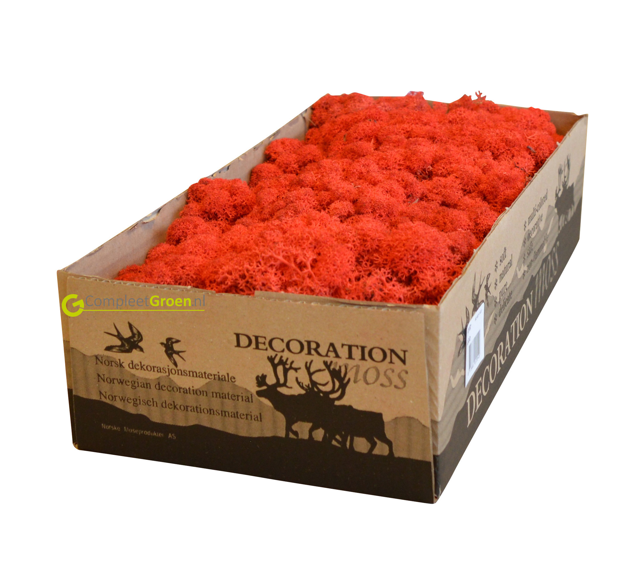 Rendiermos rood 5000 gram op=op afbeelding