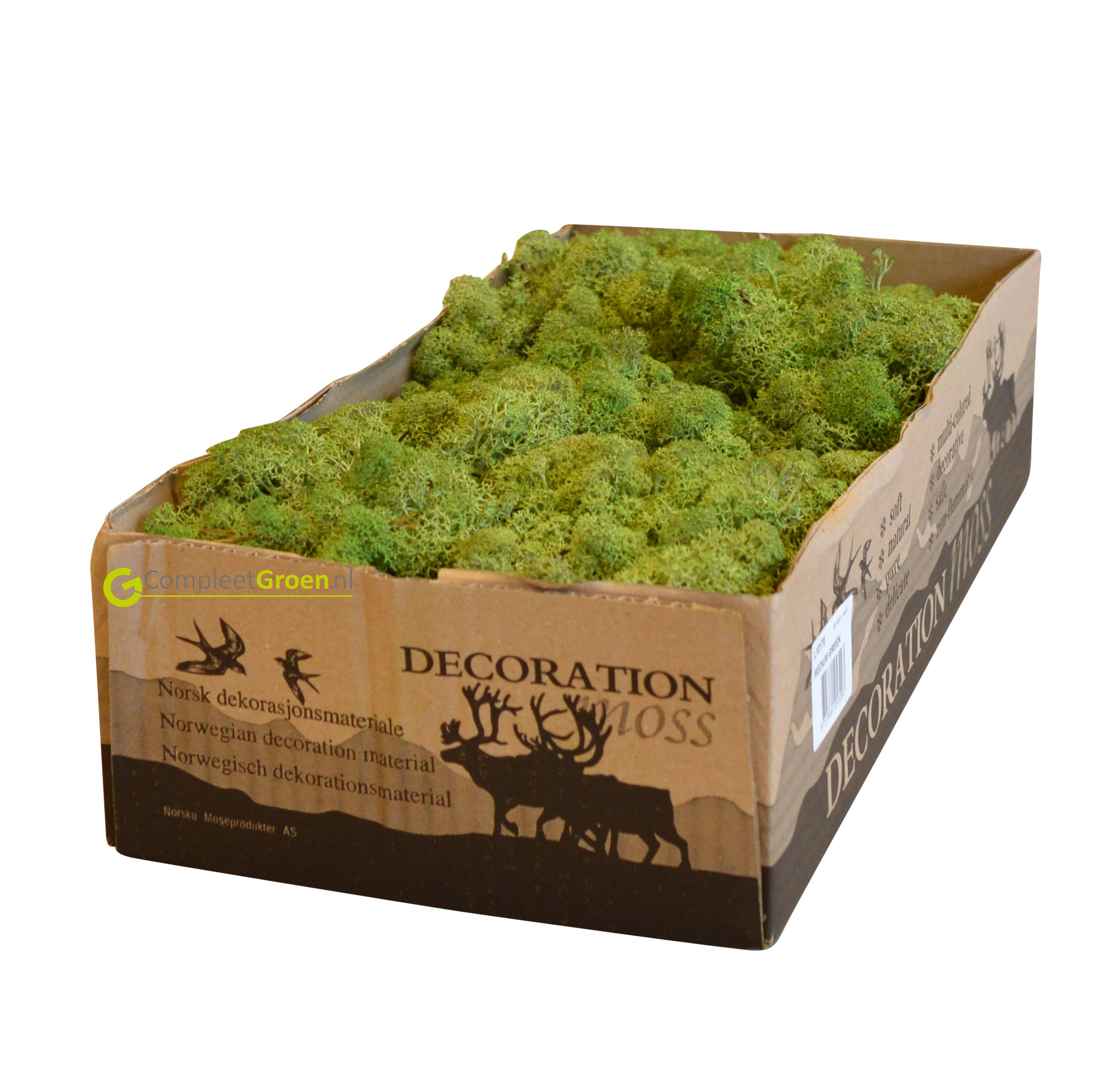 Rendiermos medium groen 2650 gram afbeelding