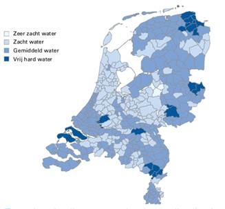 Hardheid water in Nederland