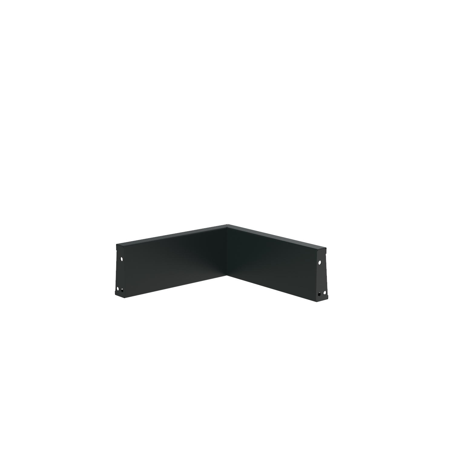 Keerwand aluminium binnenhoek 50x50x20cm. afbeelding