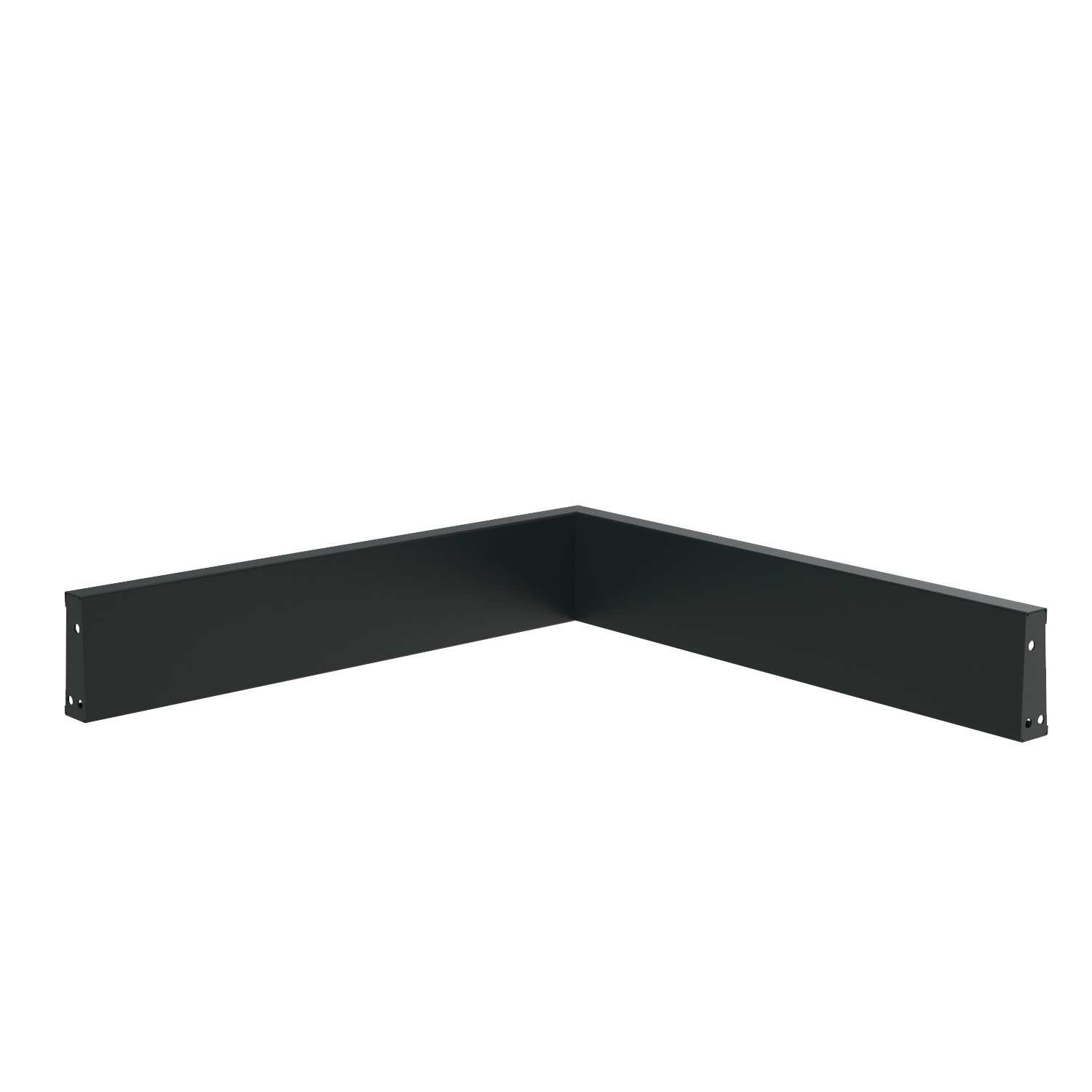 Keerwand aluminium binnenhoek 100x100x20cm. afbeelding