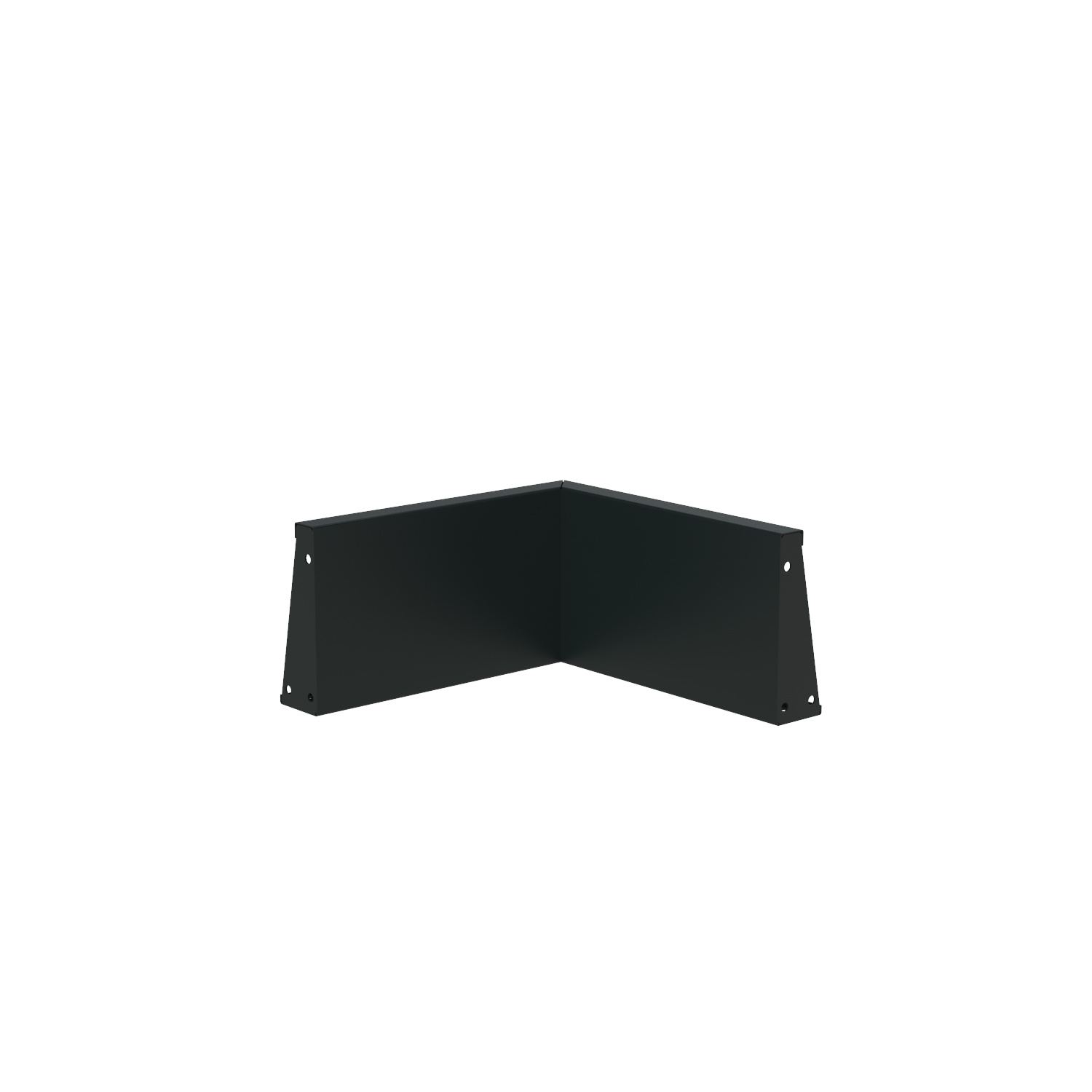 Keerwand aluminium binnenhoek 50x50x30cm. afbeelding