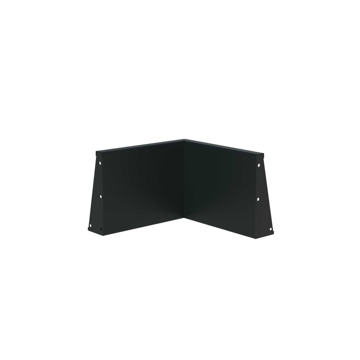 Keerwand aluminium binnenhoek 50x50x40cm. afbeelding