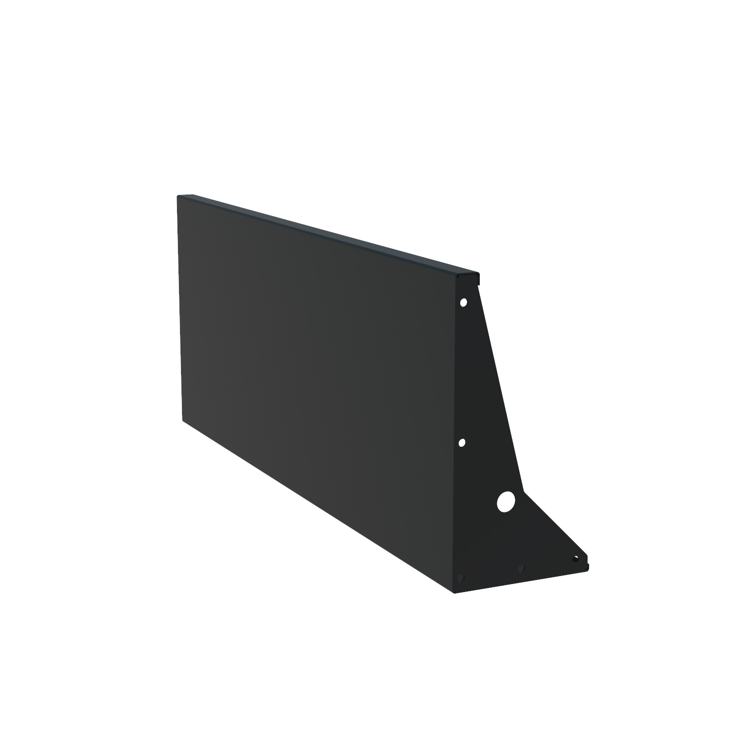 Keerwand aluminium recht 150x60cm. afbeelding