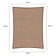 Sunfighter Schaduwdoek Rechthoek zand 2x4m.