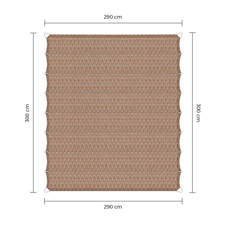 Sunfighter Wavesail zand 2,9x3m.