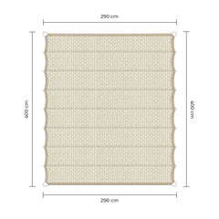 Sunfighter Wavesail ivoor 2,9x4m.