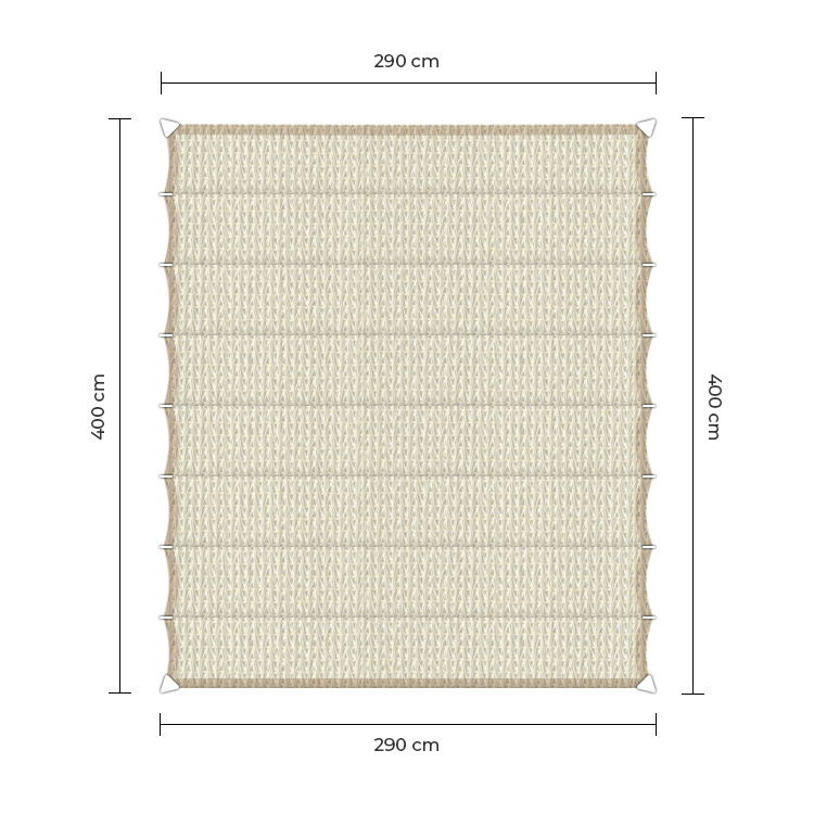 Sunfighter Wavesail ivoor 2,9x4m. afbeelding