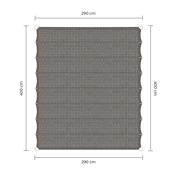 Sunfighter Wavesail grijs 2,9x4m. afbeelding