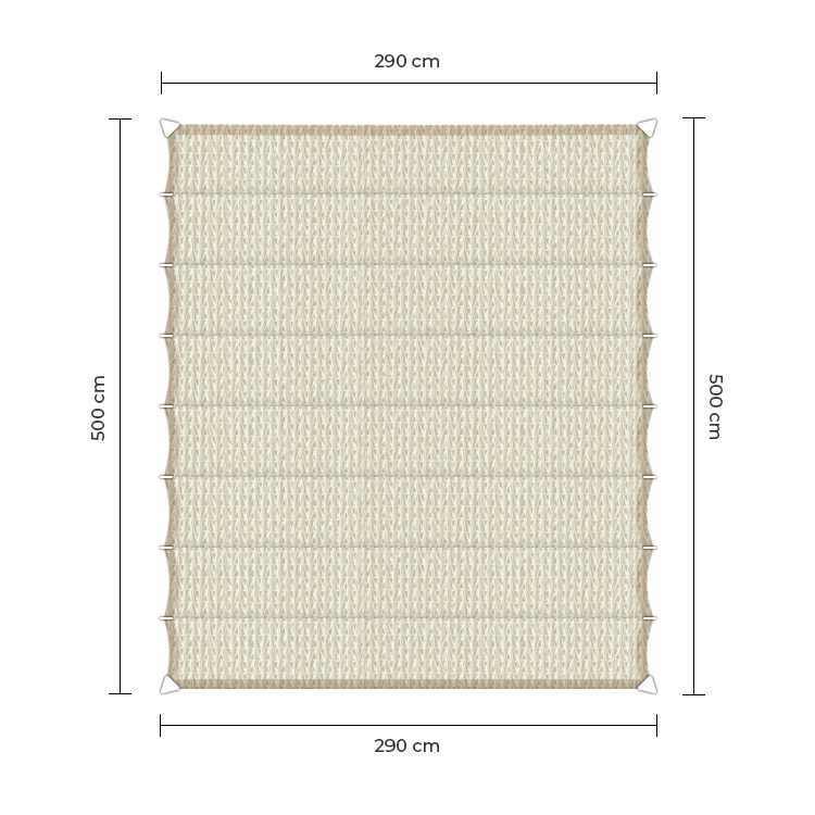 Sunfighter Wavesail ivoor 2,9x5m. afbeelding