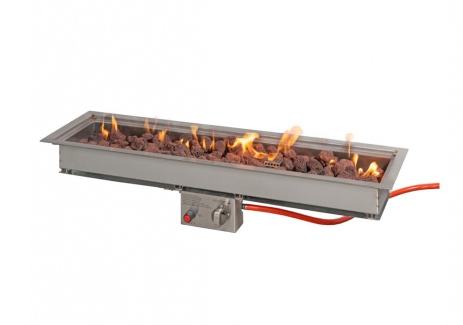 Easy Fires inbouwbrander rechthoek 95x26cm. afbeelding