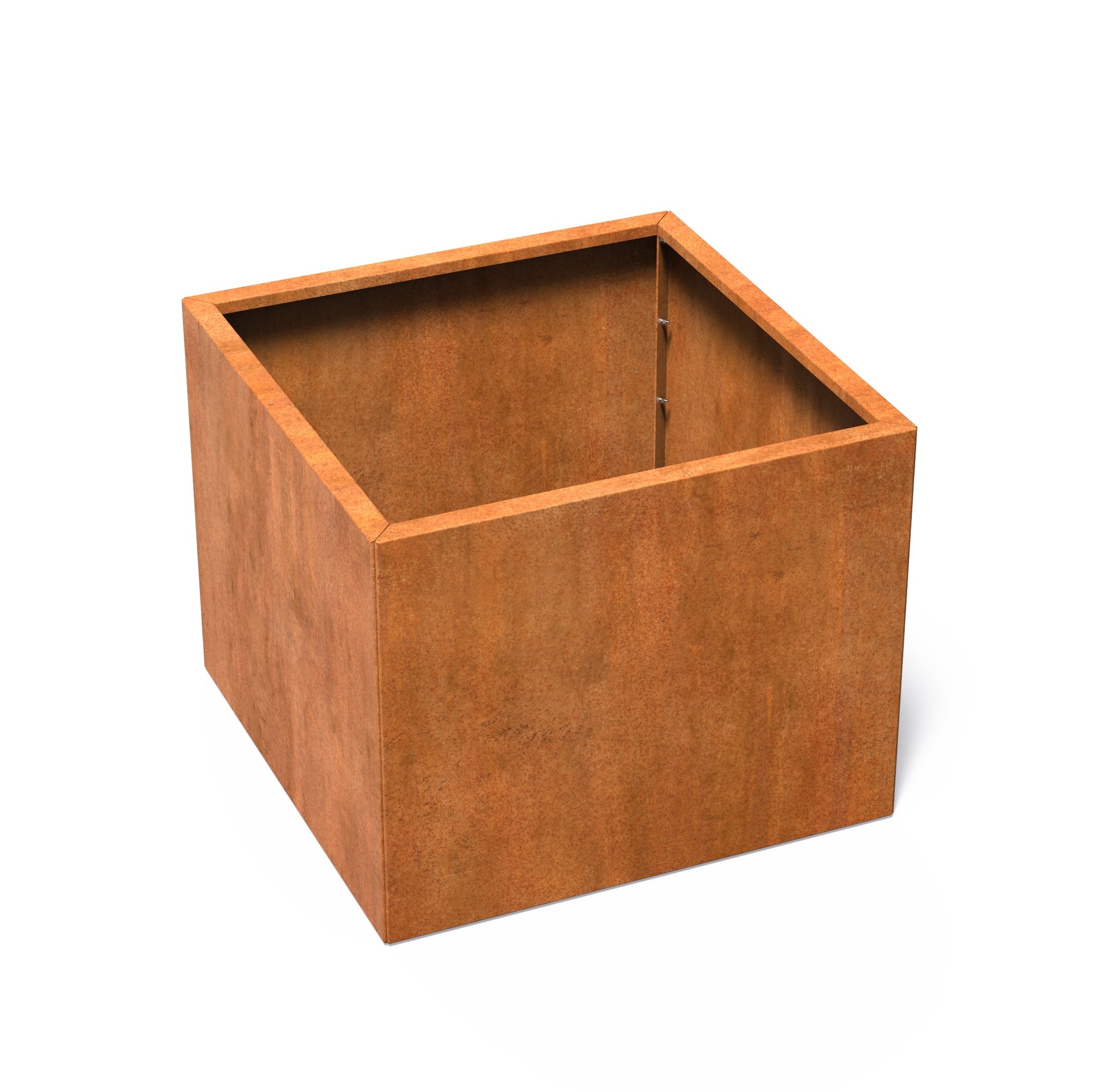 Cortenstaal plantenbak CARREZ Connect 100x100x80cm. afbeelding