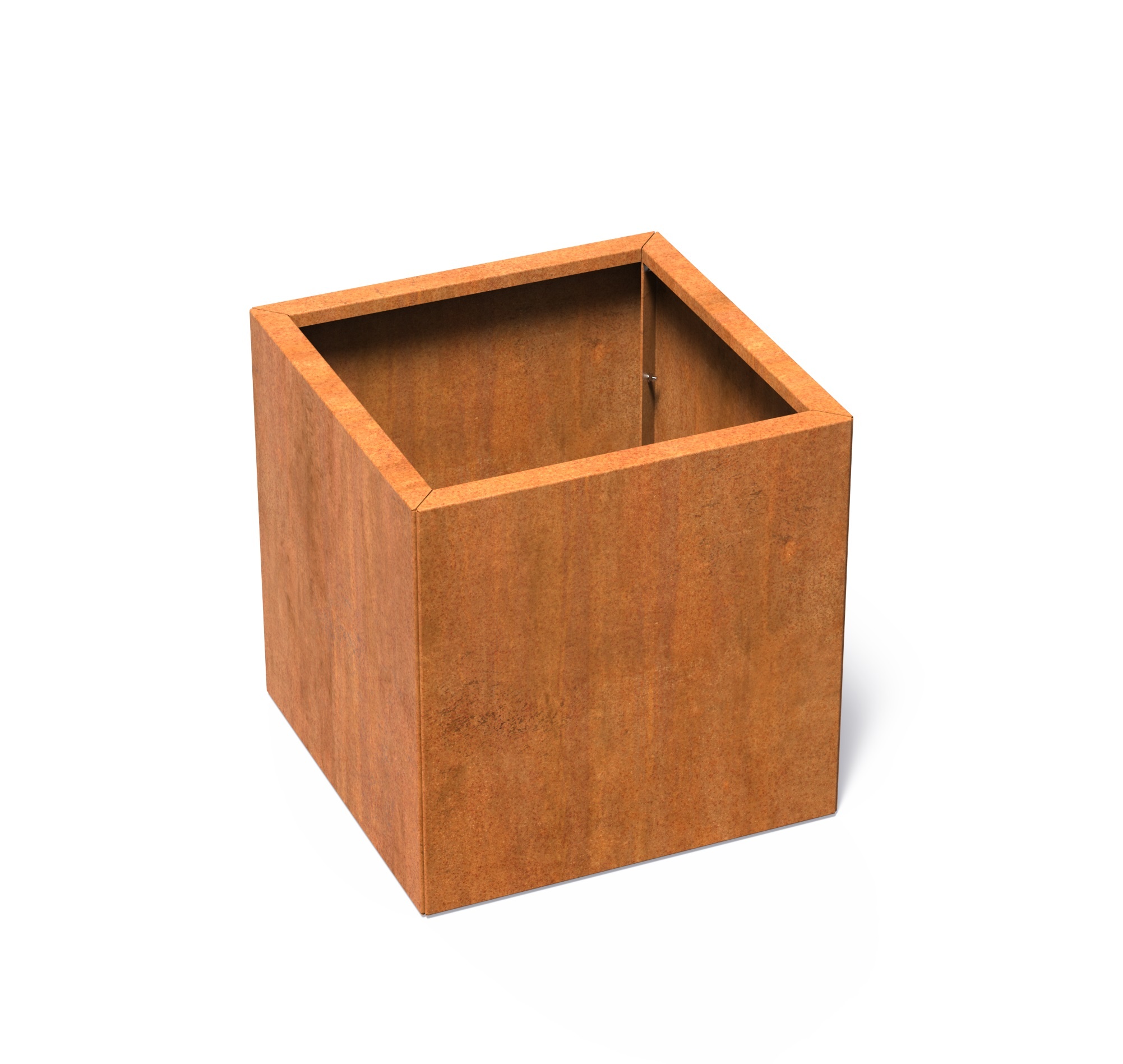 Cortenstaal plantenbak CARREZ Connect 70x70x70cm. afbeelding