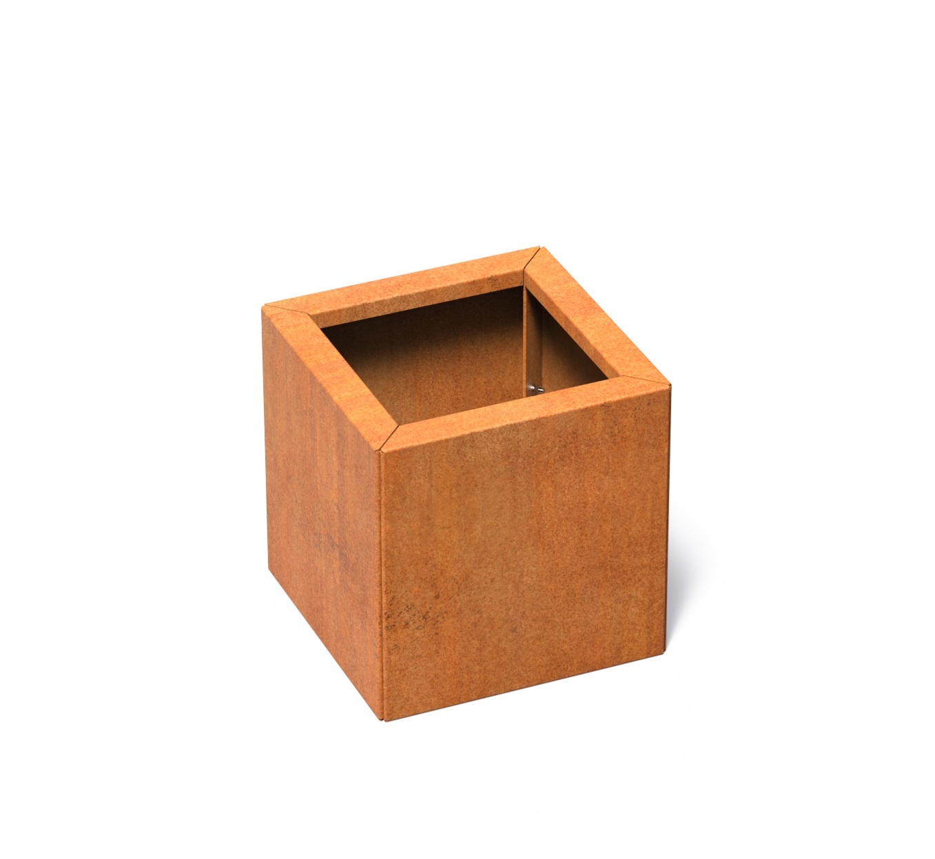 Cortenstaal plantenbak CARREZ Connect 40x40x40cm. afbeelding