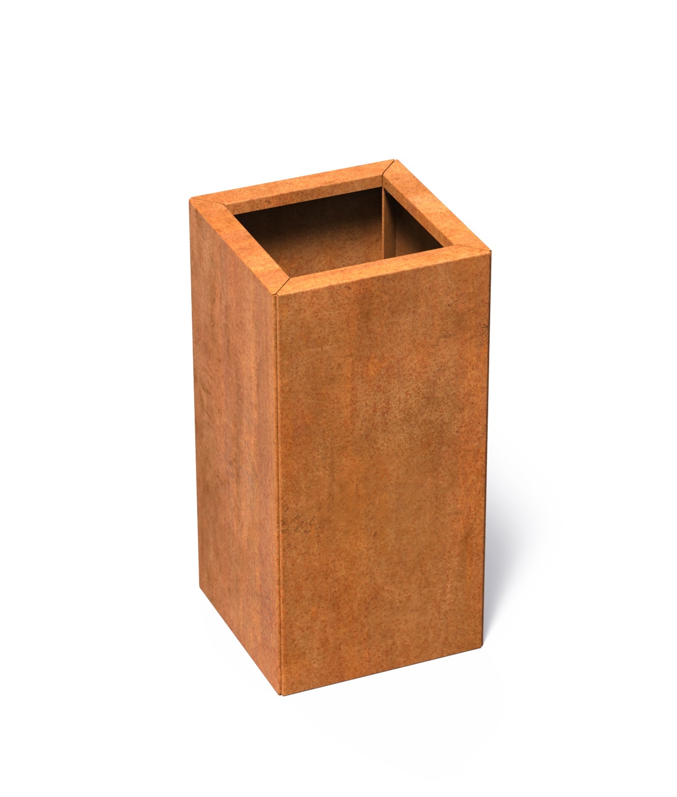 Cortenstaal plantenbak CARREZ Connect 40x40x80cm. afbeelding