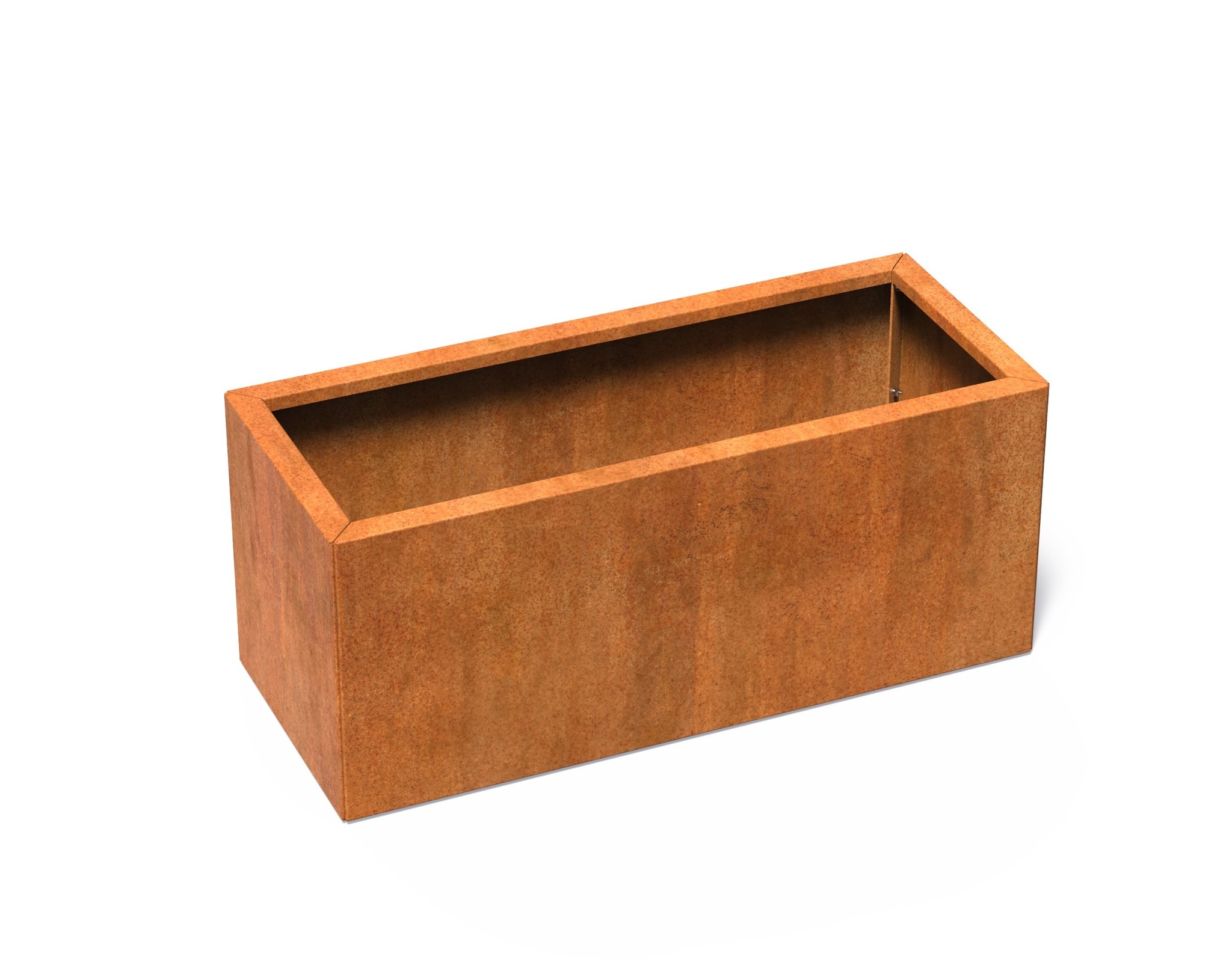 Cortenstaal plantenbak CARREZ Connect 120x50x50cm. afbeelding