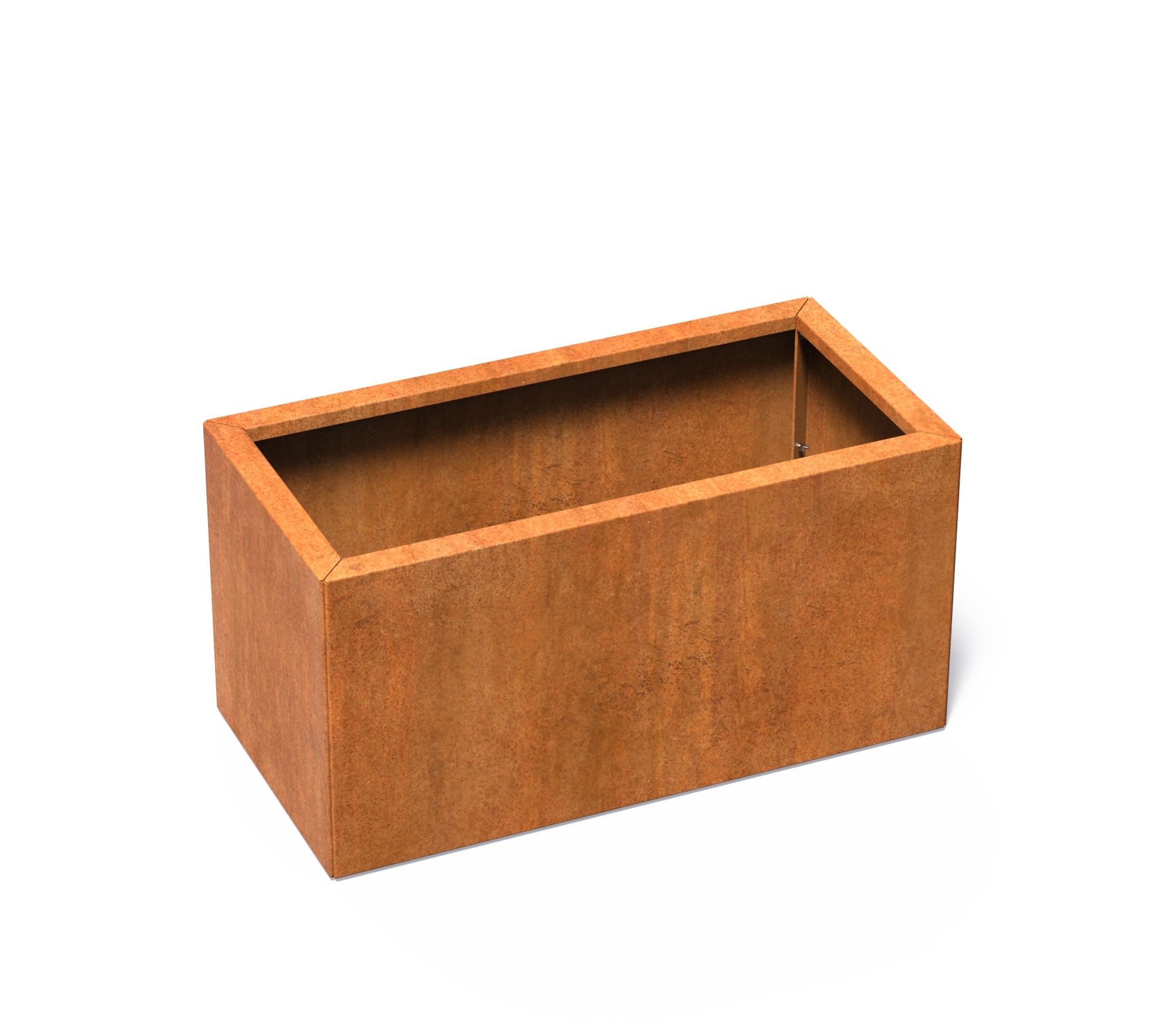 Cortenstaal plantenbak CARREZ Connect 100x50x50cm. afbeelding