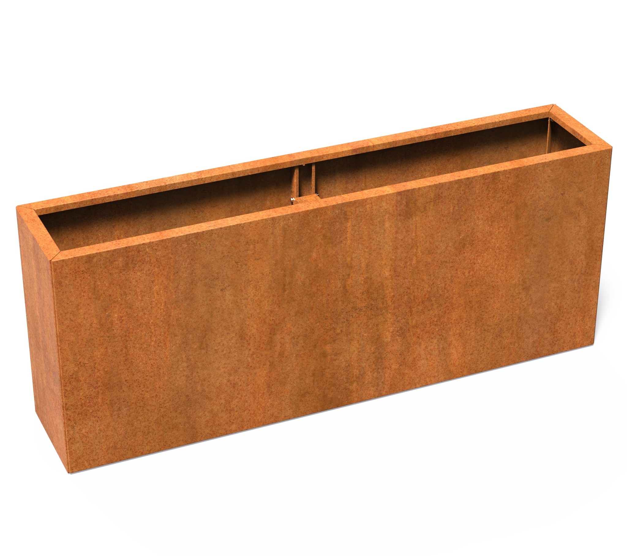 Cortenstaal plantenbak CARREZ Connect 200x40x80cm. afbeelding