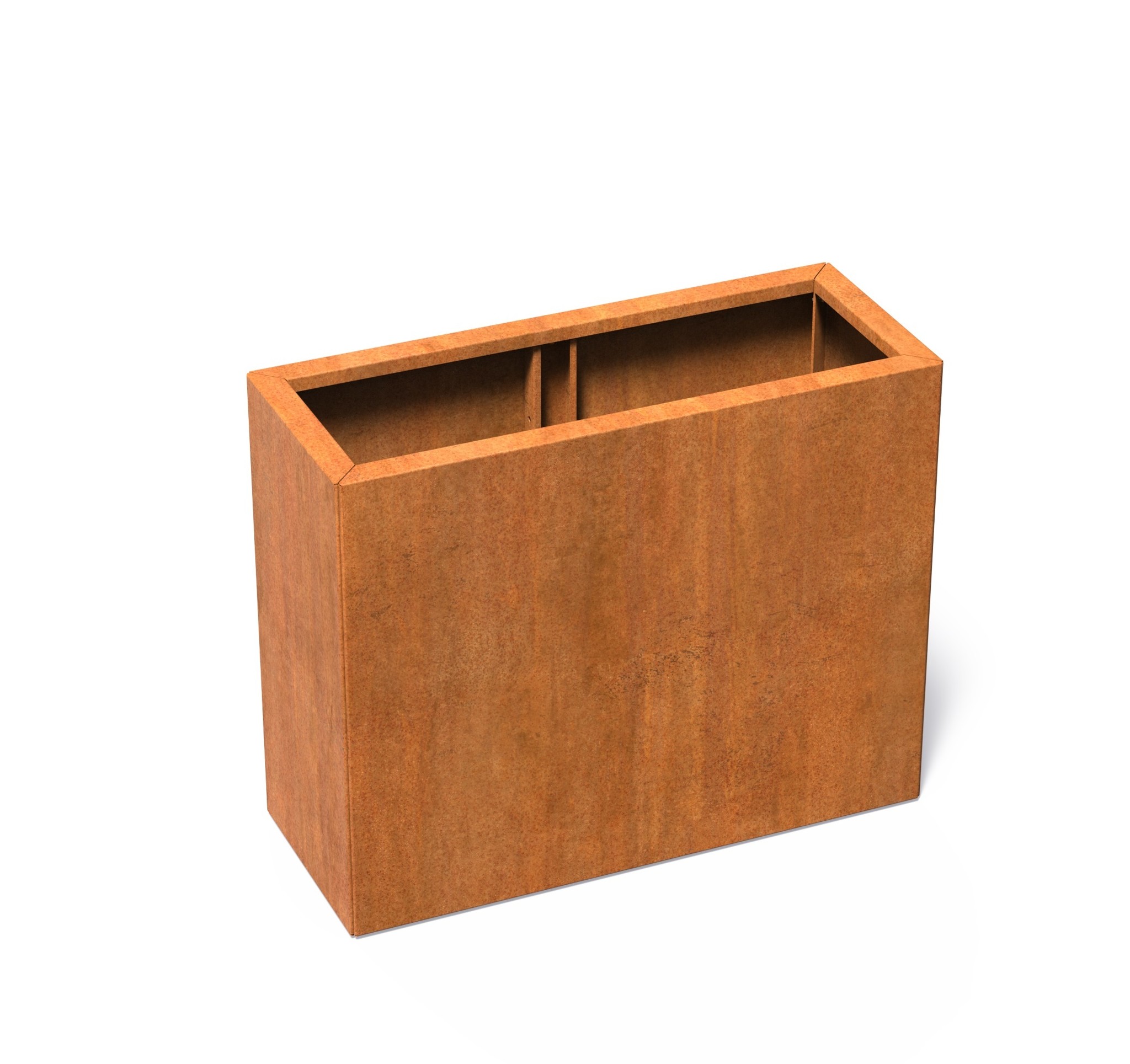 Cortenstaal plantenbak CARREZ Connect 100x40x80cm. afbeelding