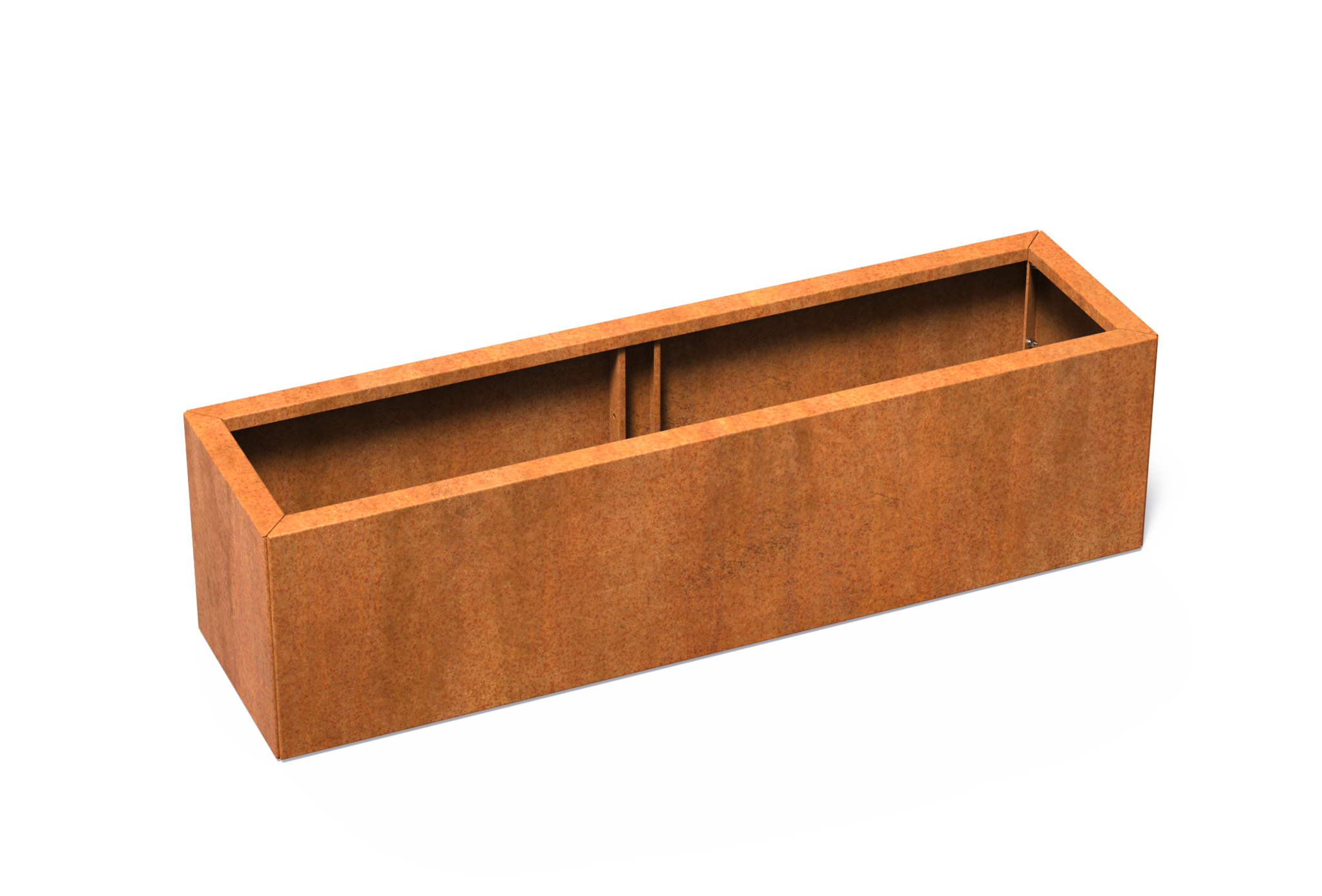Cortenstaal plantenbak CARREZ Connect 150x40x40cm. afbeelding