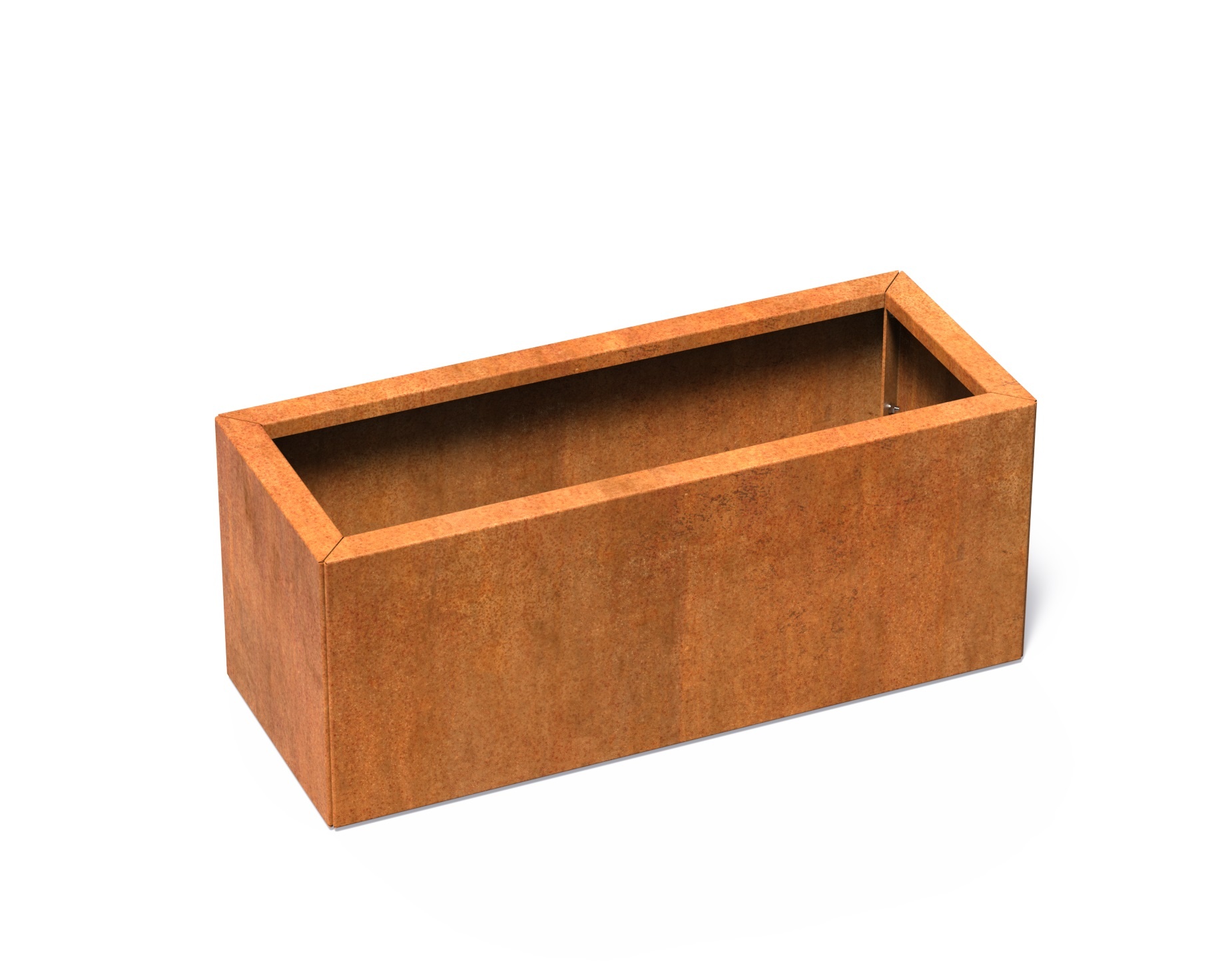 Cortenstaal plantenbak CARREZ Connect 100x40x40cm. afbeelding