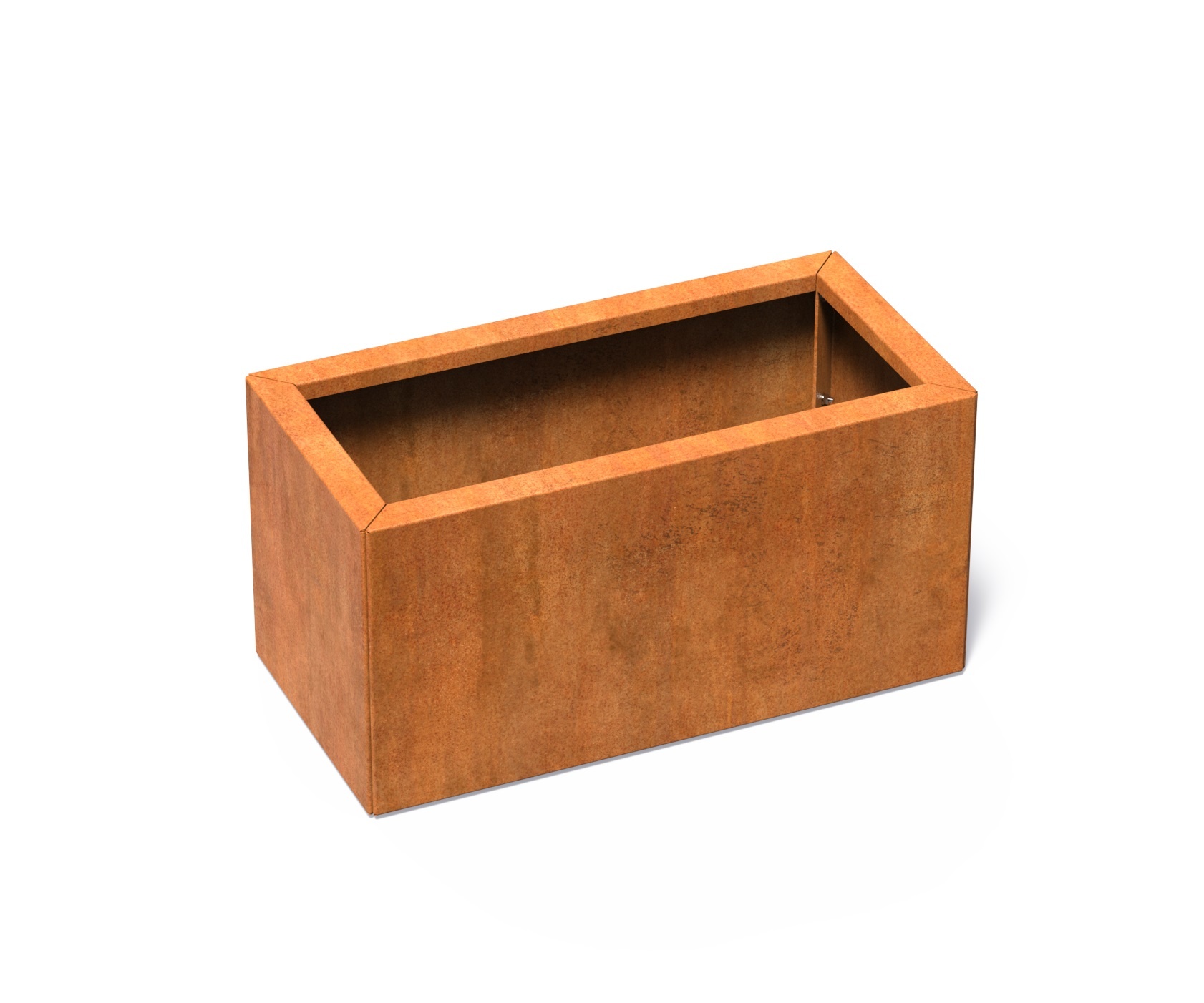 Cortenstaal plantenbak CARREZ Connect 80x40x40cm. afbeelding